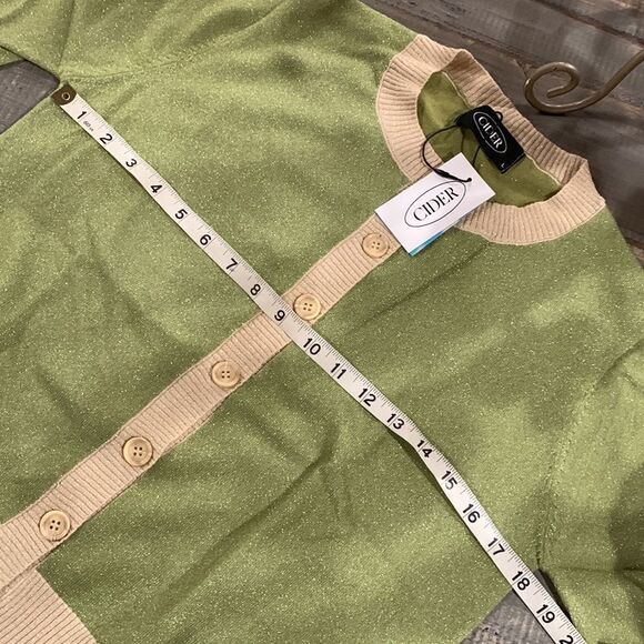 Matcha Green Cardigan NEW - Picture 8 of 10